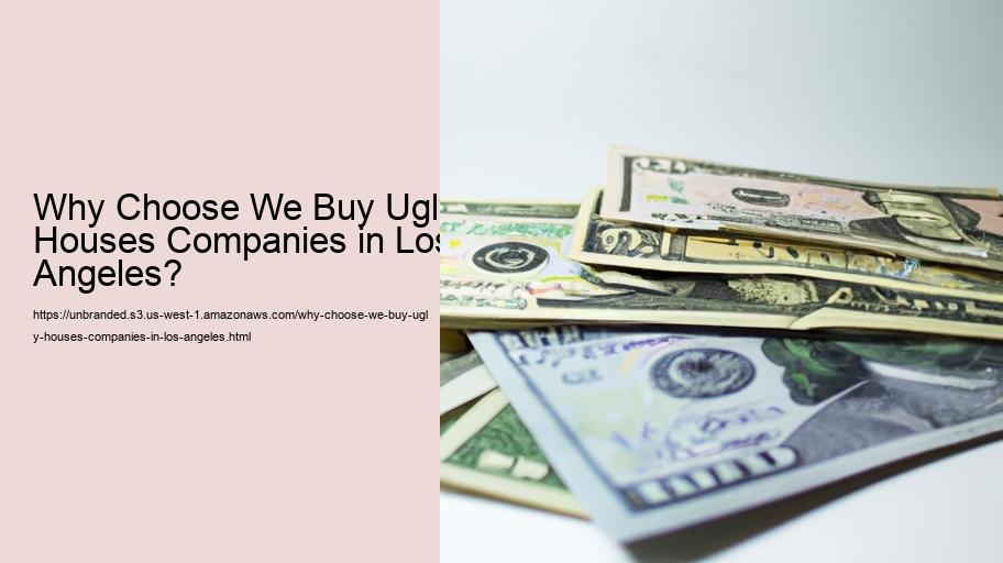 Why Choose We Buy Ugly Houses Companies in Los Angeles?