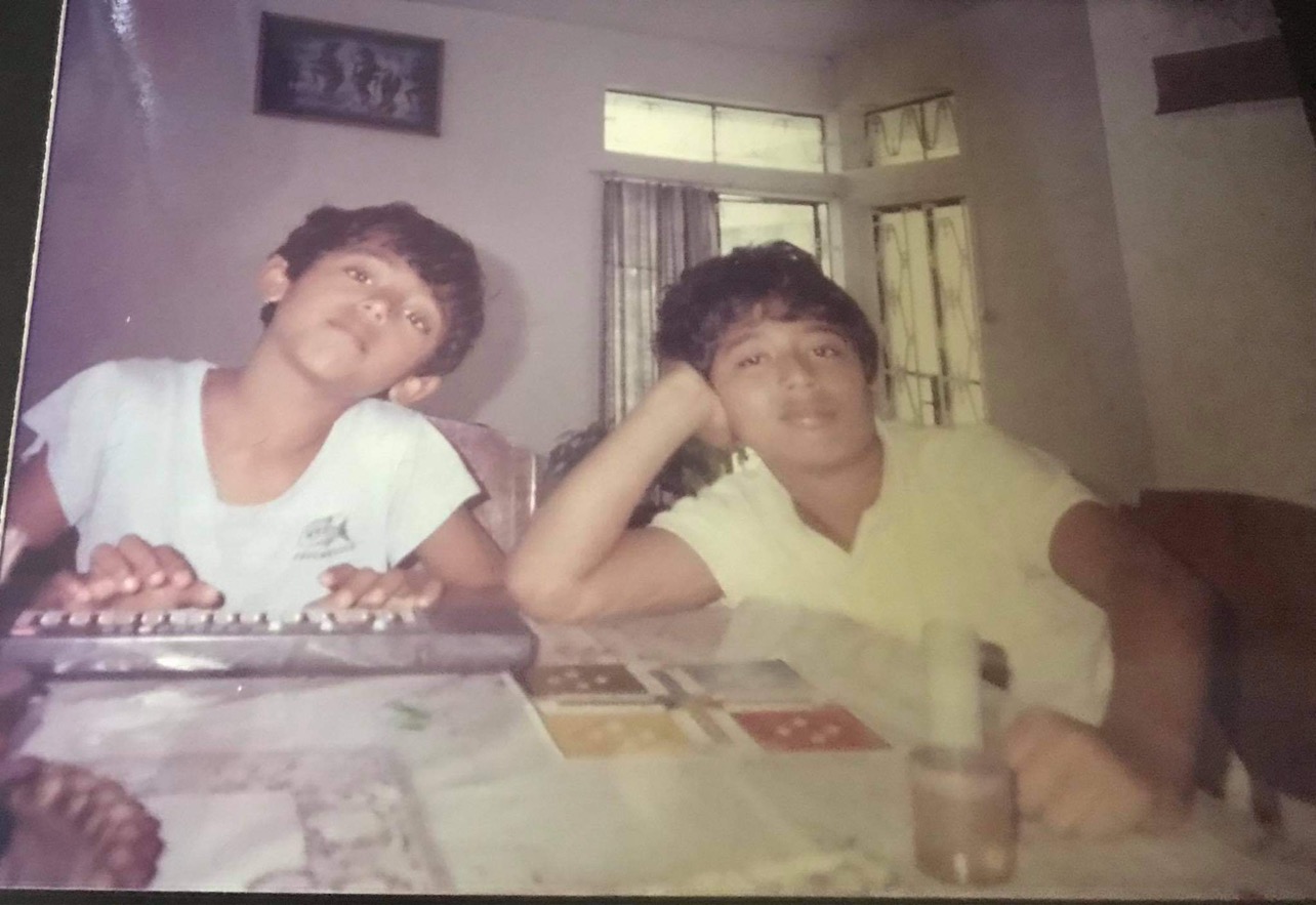 Rikesh and Ranjiv as kids
