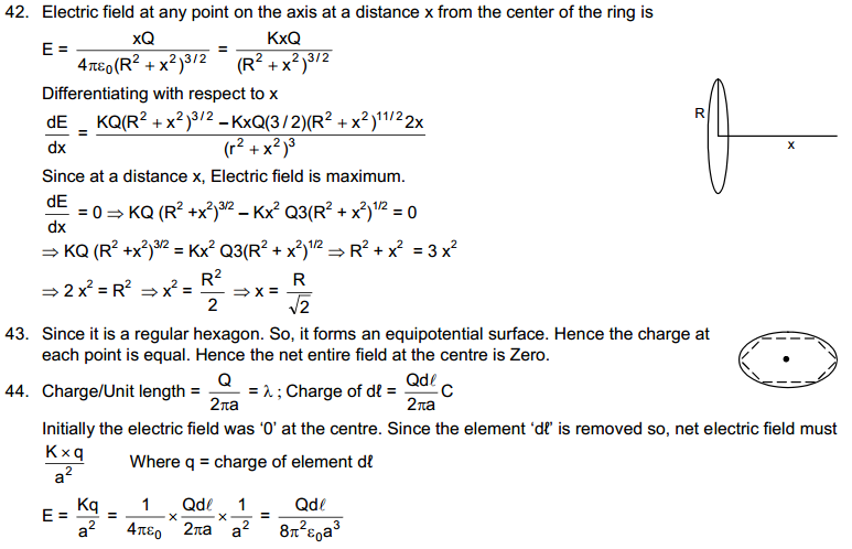 Electric field and potential HC Verma Part 1 Concepts of Physics Solutions
