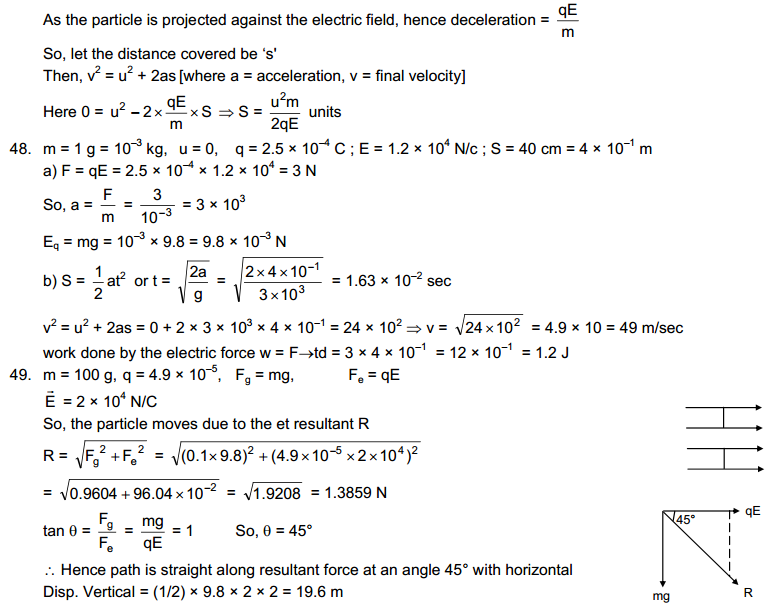 Electric field and potential HC Verma Part 1 Concepts of Physics Solutions