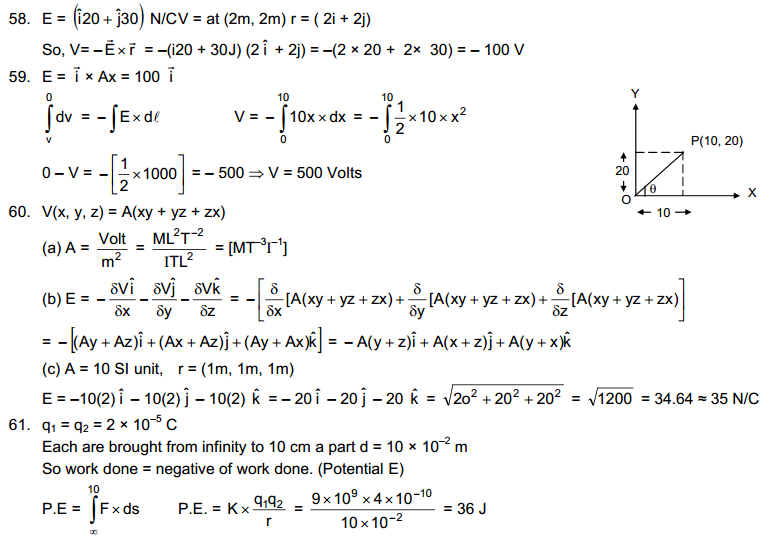Electric field and potential HC Verma Part 1 Concepts of Physics Solutions