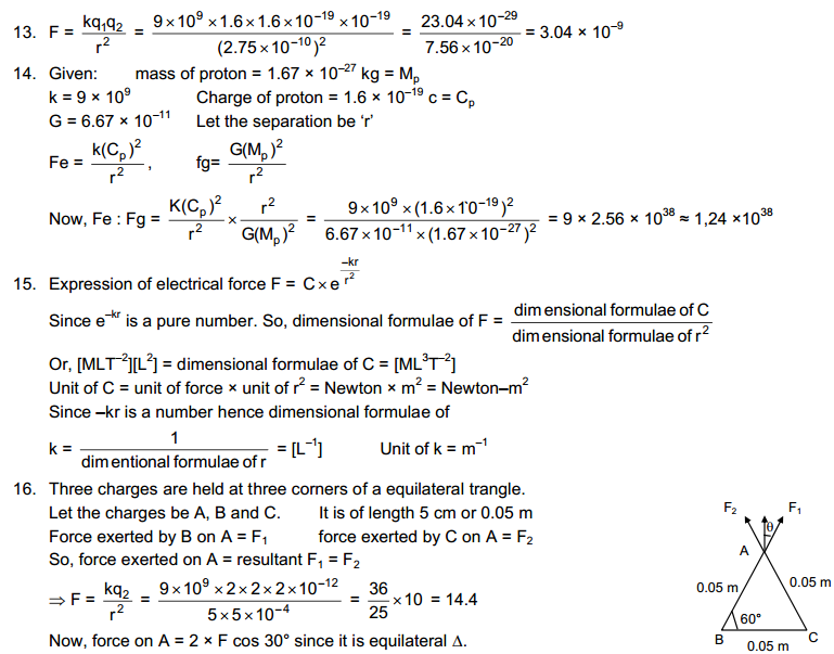 Electric field and potential HC Verma Concepts of Physics Solutions