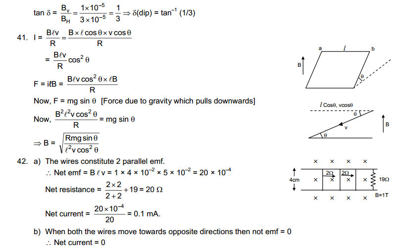 Electromagnetic Induction HC Verma Part 1 Concepts of Physics Solutions