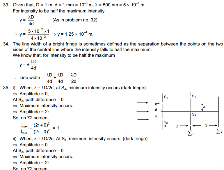 Light Waves HC Verma Part 1 Concepts of Physics Solutions