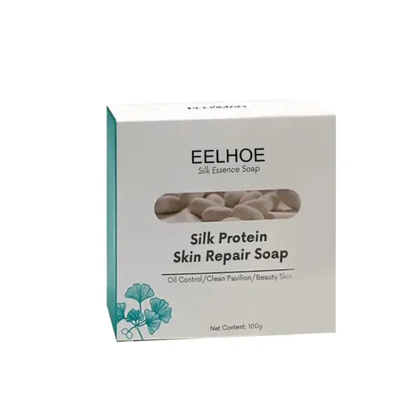 Handmade Silk Protein Foam Wash Bath Skin Care Soap