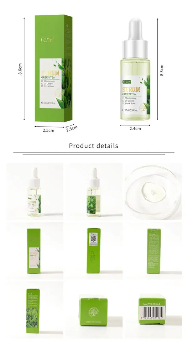Revive &Amp; Illuminate: Fenyi Green Tea Essence Serum - Ultimate Hydration For All Skin Types