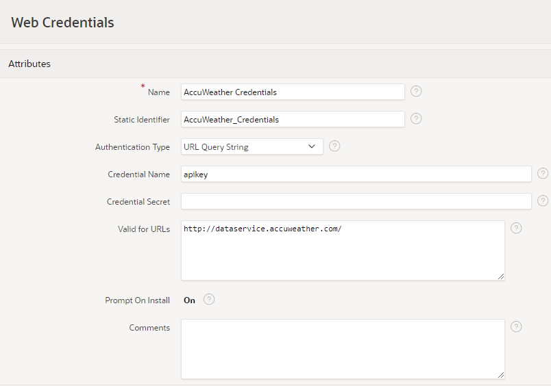 REST Data Source not working when using Web Credentials ...