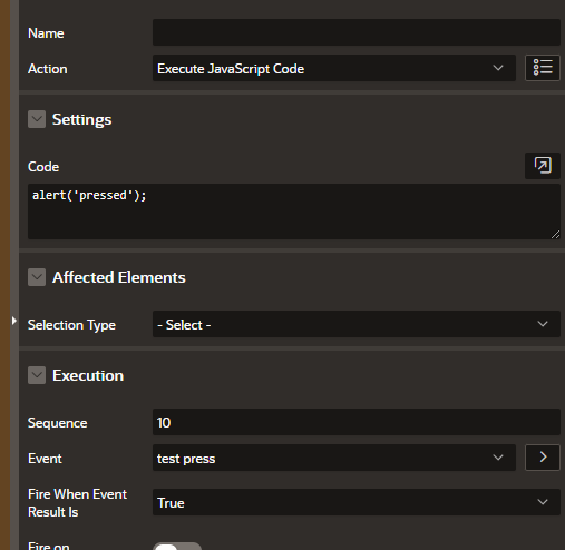 Touch Gesture dynamic actions stop responding after partial refresh ...