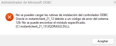 Connecting through ODBC, SQORAS32.DLL not initializing - Oracle Forums