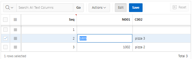 Interactive Grid with collection - Oracle Forums