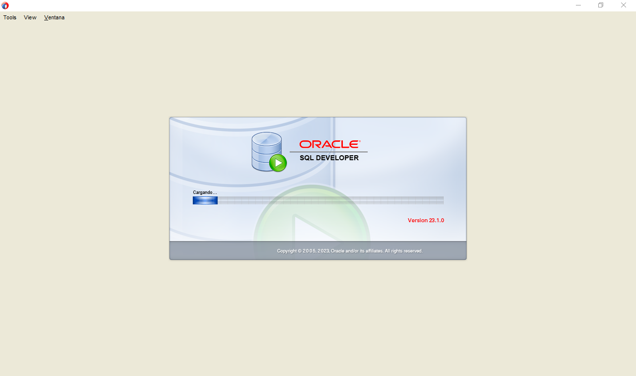 No carca mi SQL Developer23.1.0 para Windows 64-bit with JDK 11 ...