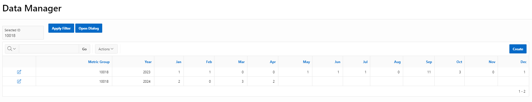 A screenshot of a calendar