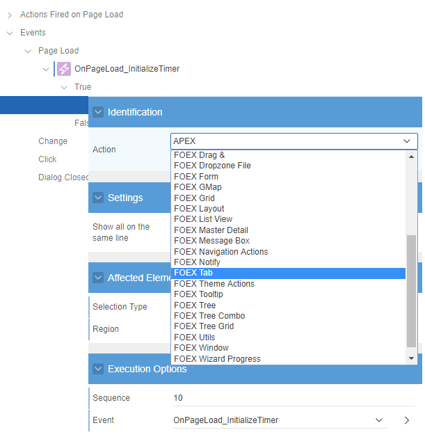 FOEX 4.1: FOEX-Timer Plug-In - Oracle Forums