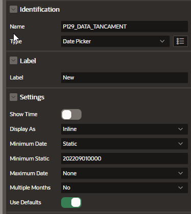 Bug on date picker setting mininum dates since 23.2 patch - Oracle Forums
