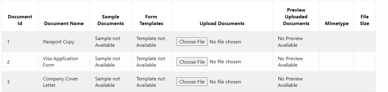 Dynamic Document Upload and Report Generation for the application ...