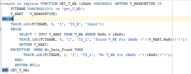 PL/SQL - Catching NO_DATA_FOUND Exception - Oracle Forums