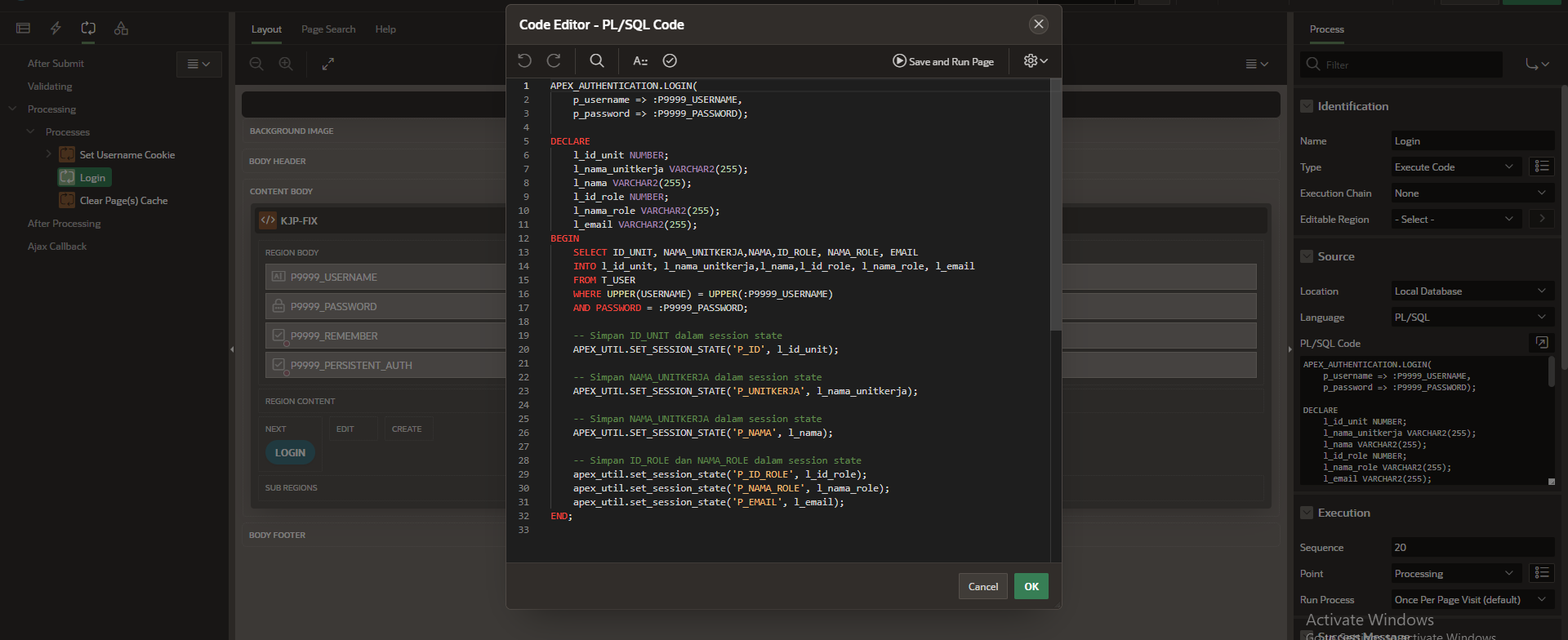 How to make the password in the DB encrypted in Apex Oracle v23.1 - Oracle  Forums