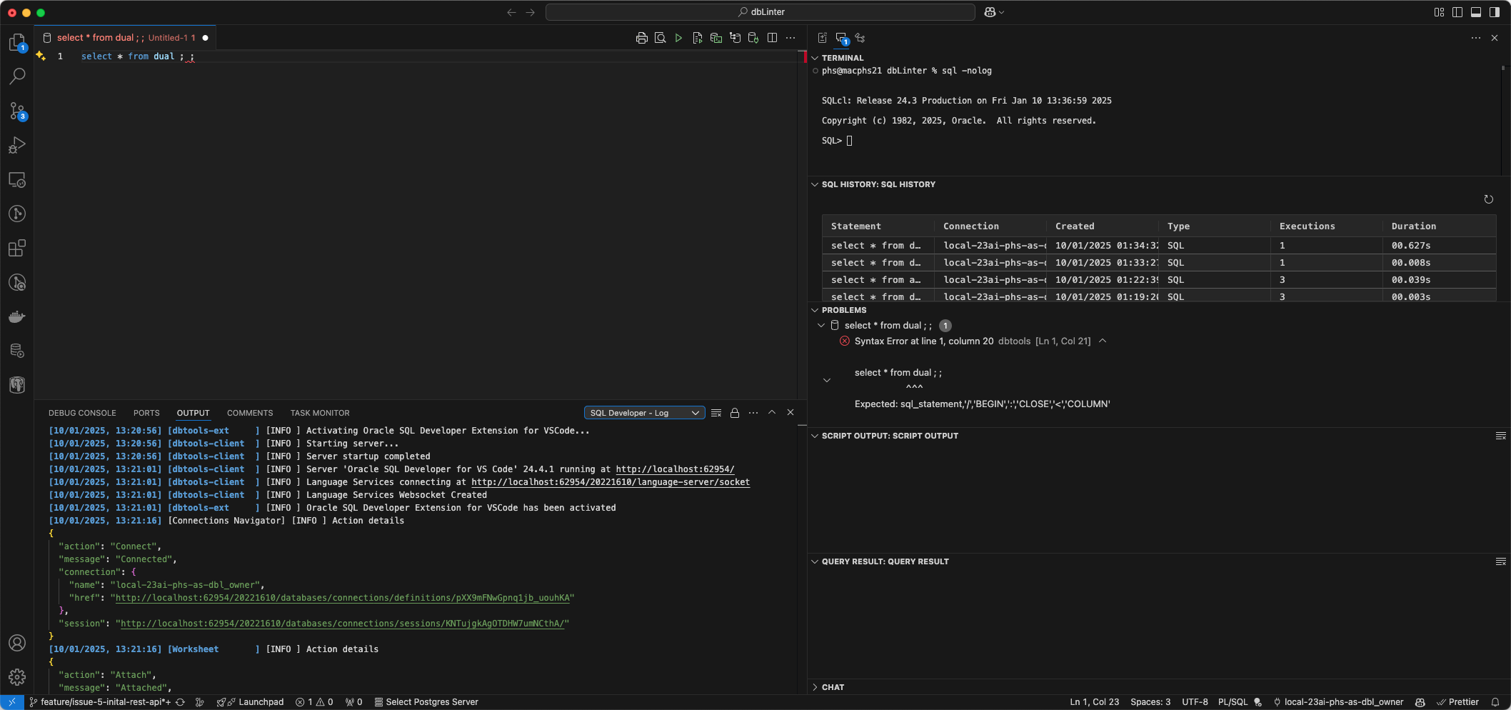 Relocating Query Result Tab from Output Panel to Another Panel Breaks ...