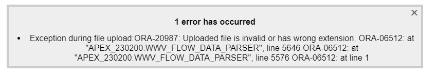 Apex- How to upload .dat file data into a table with or without Apex ...