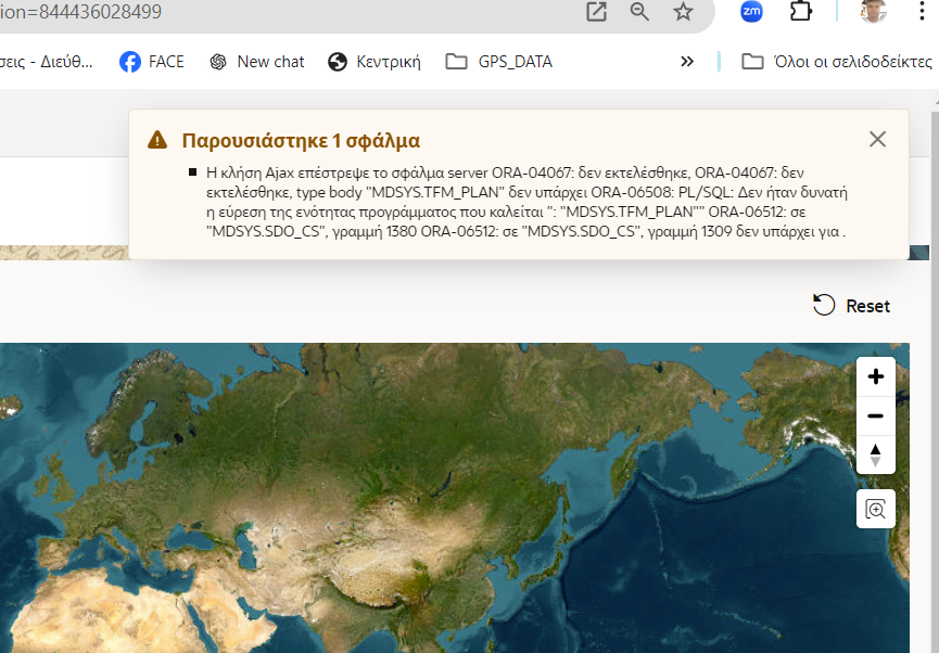 Most applications in the map region do not work and give me the ...
