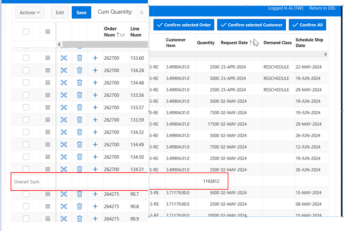Aggregate function shows in middle - Oracle Forums