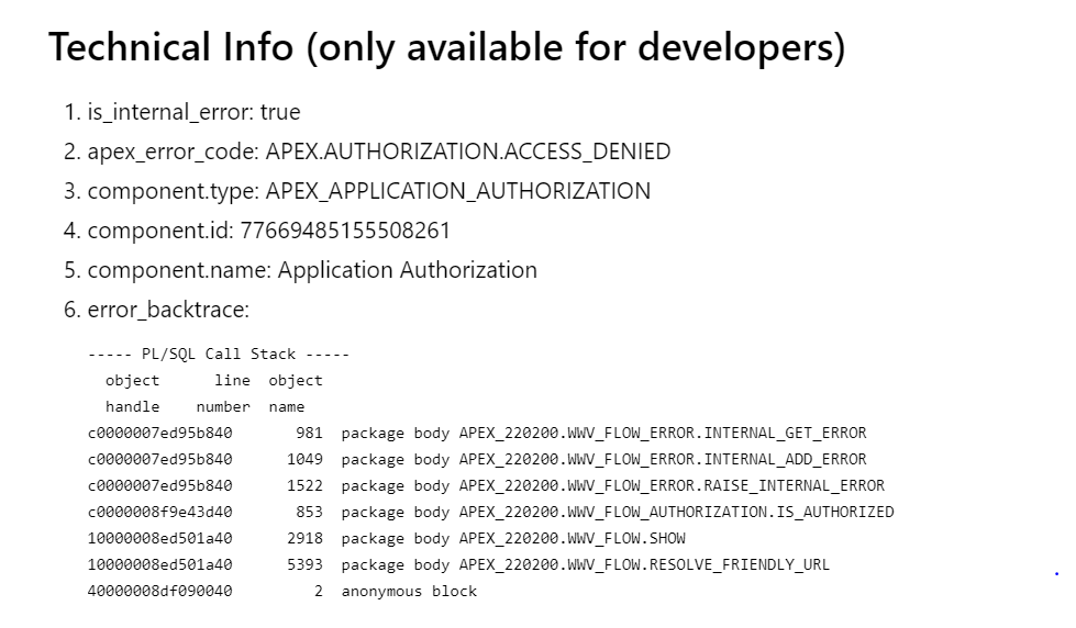 How to remove the technical info in custom error message of ...