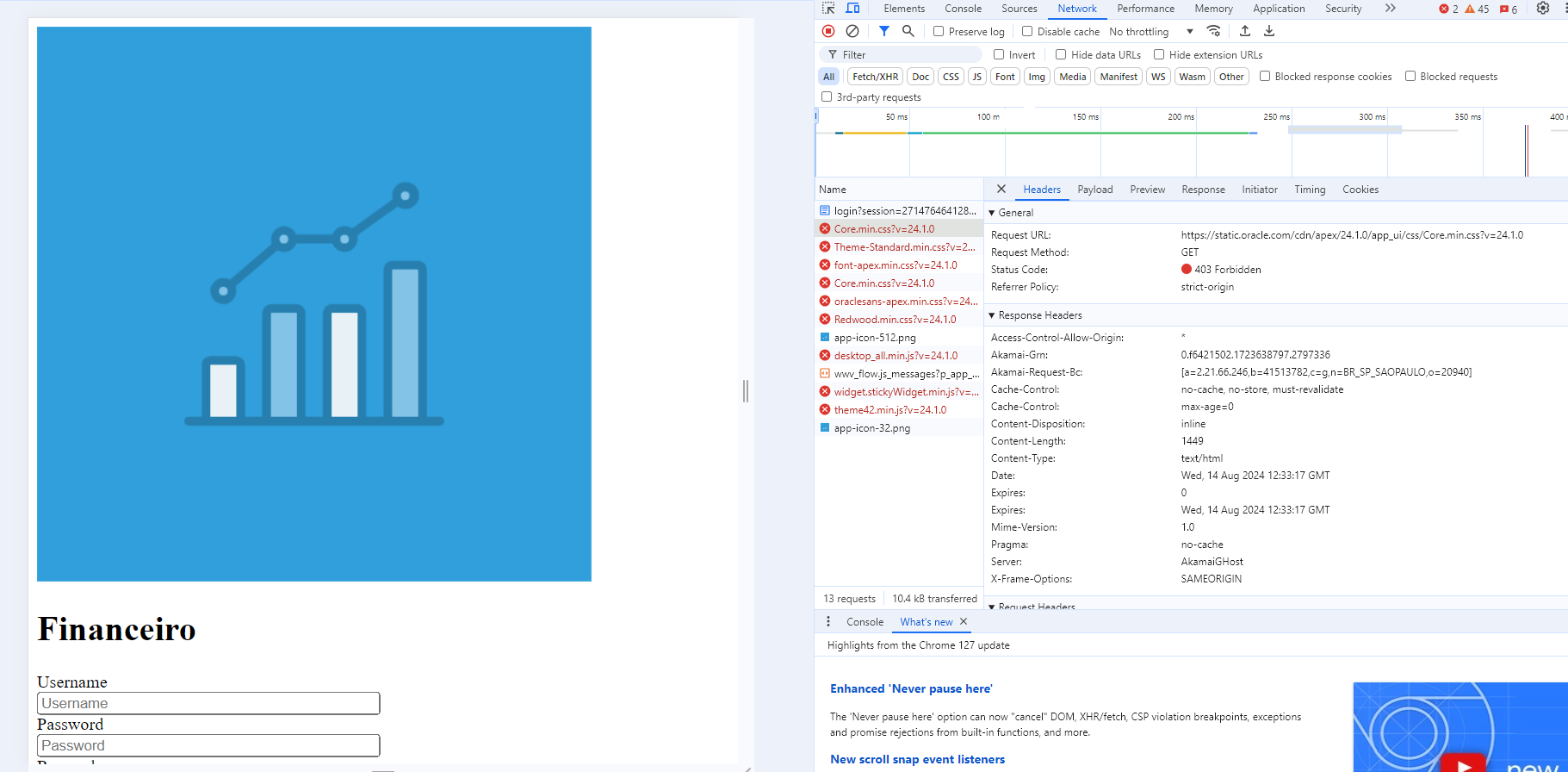 Apex css styles forbidden - Oracle Forums