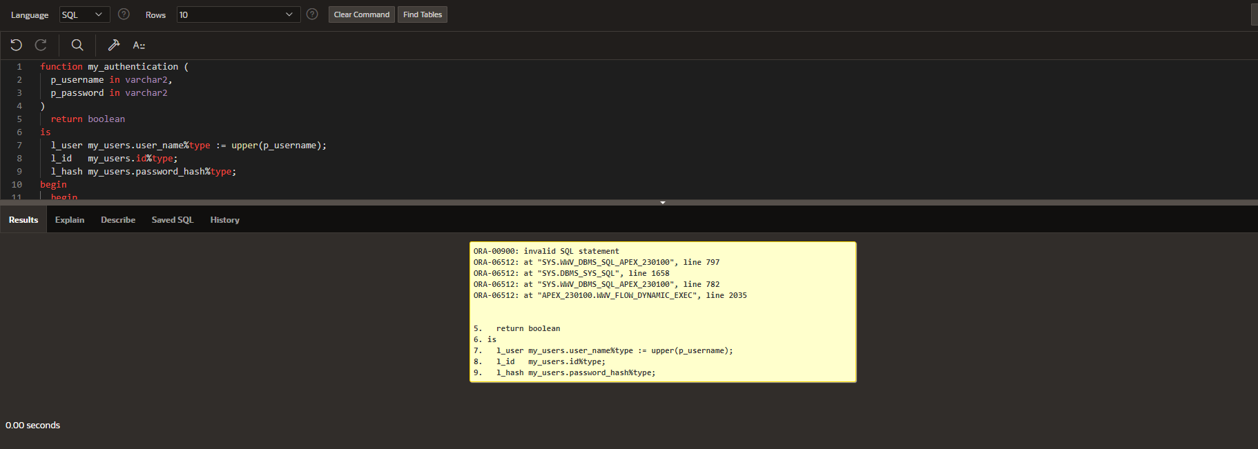 How to make the password in the DB encrypted in Apex Oracle v23.1 - Oracle  Forums