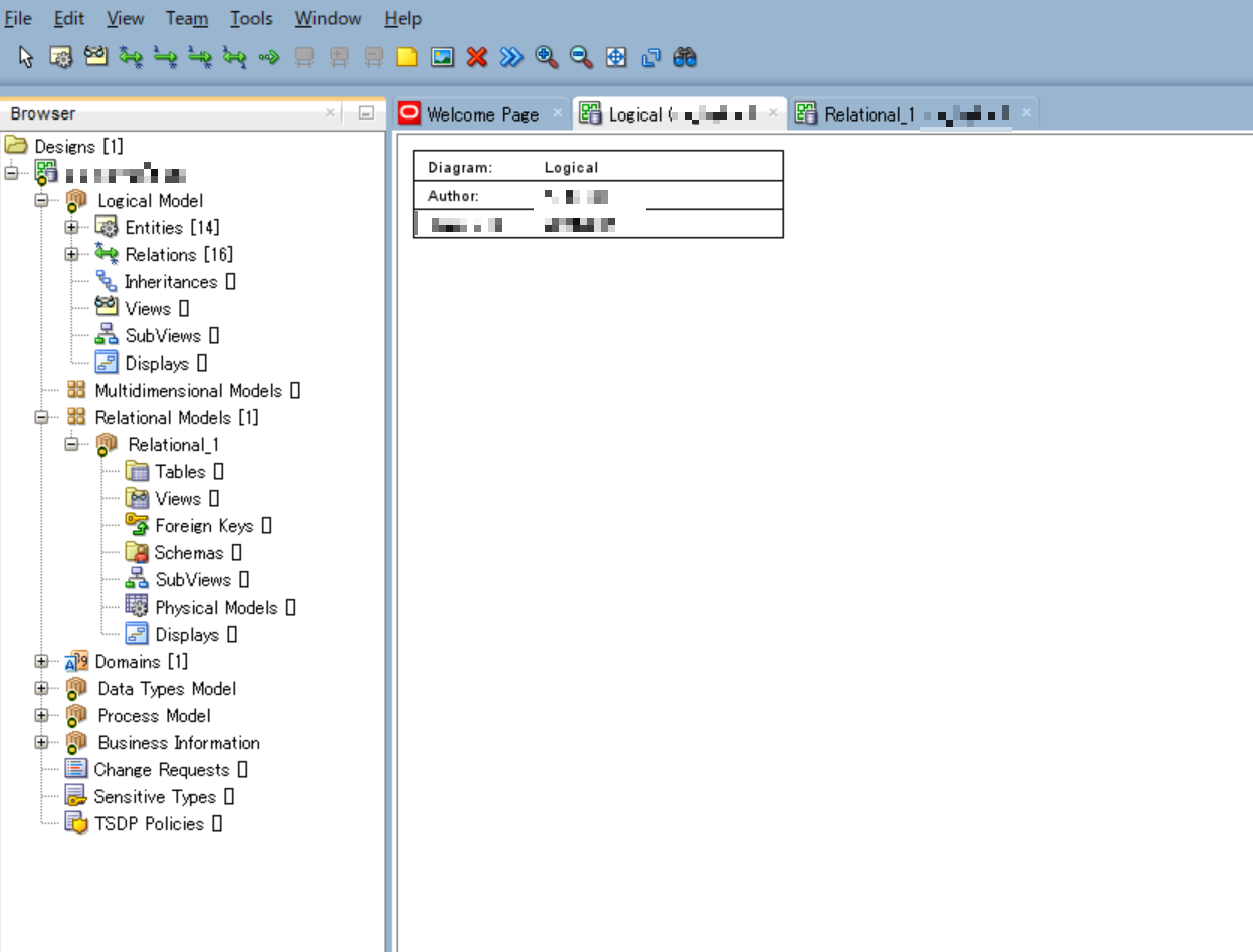 Disappearing logical models - Oracle Forums
