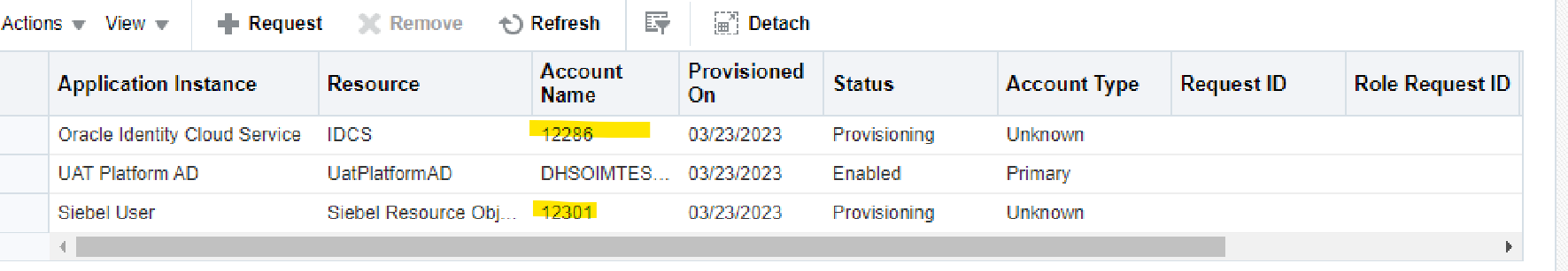 orc_key generated instead of user id in OIM - Oracle Forums