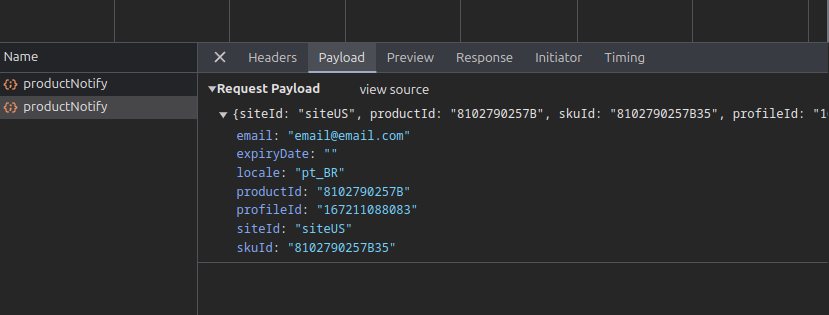 Questions about the Product Notify API - Oracle Forums