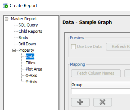 SQL Developer User reports graph option data mapping has been disabled ...