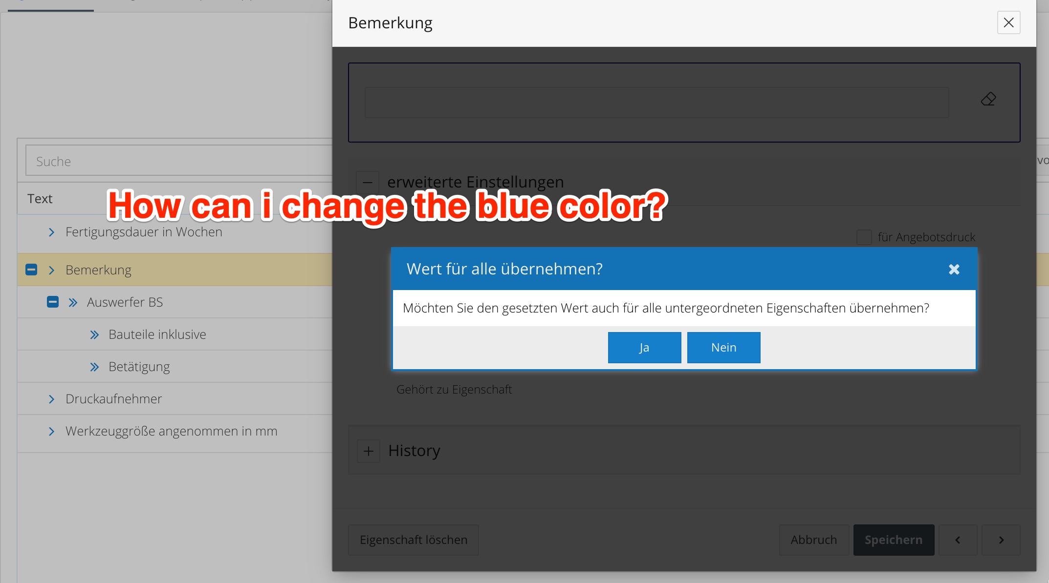How can I change the blue color? - Oracle Forums