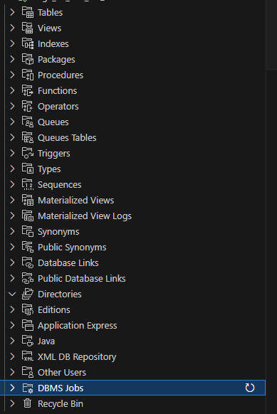 Missing Scheduler in objects tree - Oracle Forums