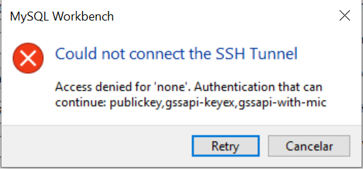 Connect MySQL Workbench With MySQL Database Service "Could Not Connect ...