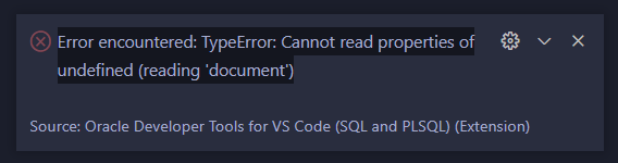 Oracle Connect Error - VS Code - Cannot read properties of undefined.png